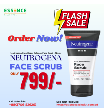 Neutrogena Men Razor Defense Face Scrub - 124ml